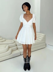 Krysten Mini Dress White