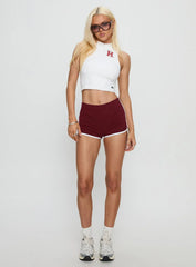 Harvard Old School Mini Short Crimson