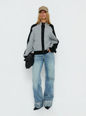 Asrar Jumper Grey Black