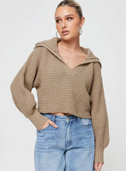 Wester Ribbed Sweater Mocha