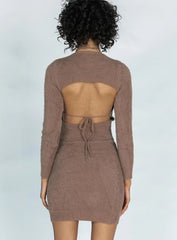 Dani Mini Dress Brown