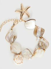 Amplitude Shell look Bracelet Gold