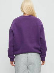NYU Offside Crewneck Sweatshirt Purple