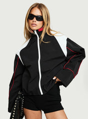 Shoreline Windbreaker Noir White