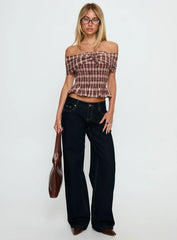 Tidal Wave Low Rise Straight Leg Jeans Raw Denim