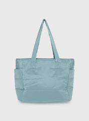 Delicacy Puff Tote Bag Blue