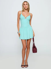 Win Me Over Playsuit Blue