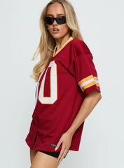 USC Football Button Down Jersey Cardinal