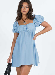 Lets Dance Mini Dress Blue
