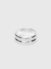 Family Ties Stacked Ring Silver