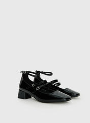 Berta Heels Black Patent