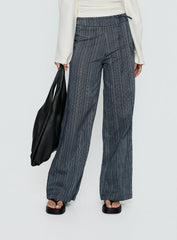 Rush Hours Tie Up Pants Navy