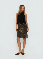 Anatola Midi Skirt Leopard
