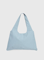 Tell The Truth Studded Faux Suede Bag Blue