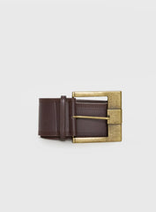 Distinction Belt Brown Gold