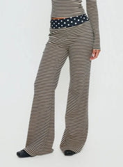 Virenna Fold Over Pants Black Multi