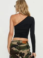 Annem Long Sleeve Top Black