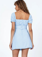 Fauci Mini Dress Blue