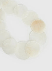 Summer Solstice Shell Detail Necklace White