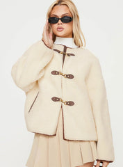 Adylic Teddy Coat Cream Brown