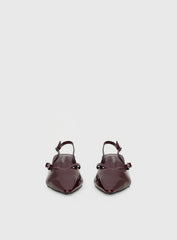 Therapy Irving Slingback Heels Burgundy