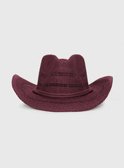 Mid Morning Cowboy Hat Burgundy