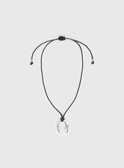 Star Quality Pendant Necklace Black Silver