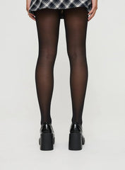 Gravin Sheer Stockings Black