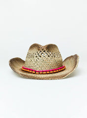 Hayward Cowboy Hat Brown Pink