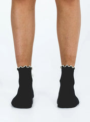 Lanter Socks Black Cream