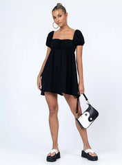 Lets Dance Mini Dress Black