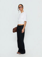 Buenos No Waist Low Rise Straight Leg Jeans Raw Denim