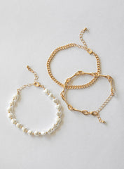 Davide Bracelet Pack Gold