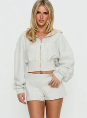 Daybreak Rib Waist Shorts Snow Marle