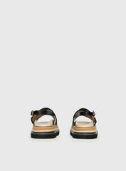 Odi Sandals Tan Black