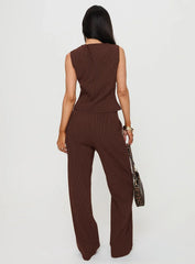 That Sweet Set Brown Pinstripe