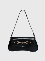 Pulse Shoulder Bag Black Gold