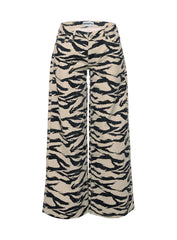 Ramos Low Rise Wide Leg Jeans Tiger