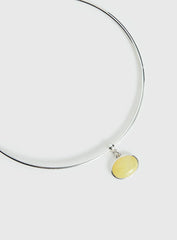 Vanita Necklace Silver Yellow