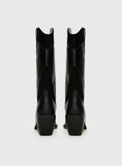 Takes You Far Cowboy Boot Black