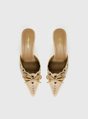 Charisma Pointed Toe Heels Taupe