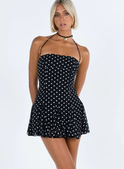 Delamere Mini Dress Black White