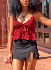 Angel Mini Skirt Black