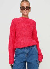 Bae Sweater Pink Red