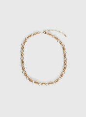 Annalie Linked Necklace Gold Silver