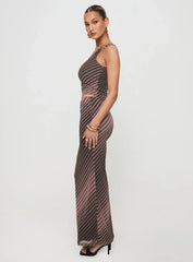 Whiley Maxi Skirt Multi Stripe