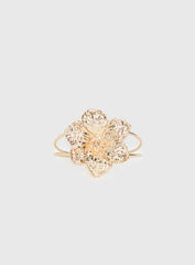 Set Adrift Flower Cuff Gold