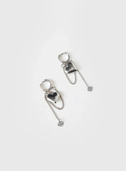 We Found Love Earrings Silver
