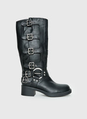 Buckle Down Boots Black