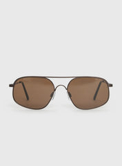 Elevation Aviator Sunglasses Bronze Brown